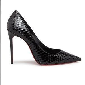 Christian Louboutin Kate Embossed Stiletto Pumps